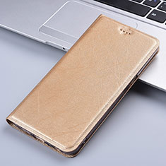 Samsung Galaxy Note 10 5G用手帳型 レザーケース スタンド カバー H22P サムスン ゴールド