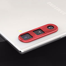 Samsung Galaxy Note 10 5G用強化ガラス カメラプロテクター カメラレンズ 保護ガラスフイルム サムスン レッド