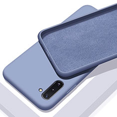 Samsung Galaxy Note 10用360度 フルカバー極薄ソフトケース シリコンケース 耐衝撃 全面保護 バンパー C01 サムスン パープル