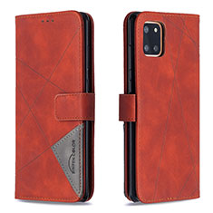Samsung Galaxy Note 10 Lite用手帳型 レザーケース スタンド カバー B08F サムスン オレンジ