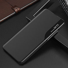 Samsung Galaxy Note 10 Lite用手帳型 レザーケース スタンド カバー QH3 サムスン ブラック