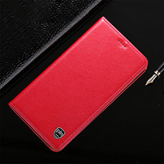 Samsung Galaxy Note 10 Lite用手帳型 レザーケース スタンド カバー H21P サムスン レッド
