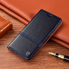Samsung Galaxy Note 10 Lite用手帳型 レザーケース スタンド カバー H06P サムスン ネイビー