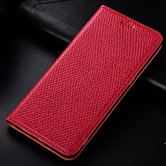 Samsung Galaxy Note 10 Lite用手帳型 レザーケース スタンド カバー H18P サムスン レッド