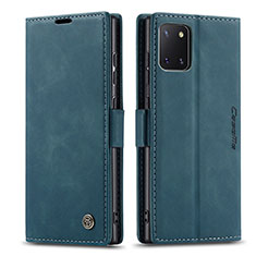 Samsung Galaxy Note 10 Lite用手帳型 レザーケース スタンド カバー C01S サムスン ネイビー