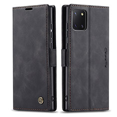 Samsung Galaxy Note 10 Lite用手帳型 レザーケース スタンド カバー C01S サムスン ブラック
