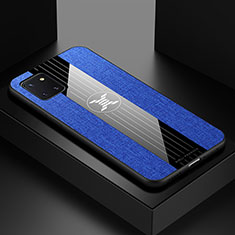 Samsung Galaxy Note 10 Lite用極薄ソフトケース シリコンケース 耐衝撃 全面保護 X01L サムスン ネイビー