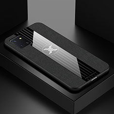 Samsung Galaxy Note 10 Lite用極薄ソフトケース シリコンケース 耐衝撃 全面保護 X01L サムスン ブラック