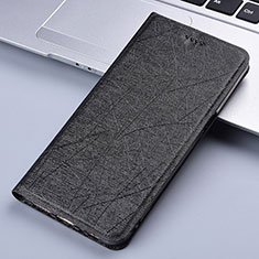 Samsung Galaxy Note 10 Lite用手帳型 レザーケース スタンド カバー L02 サムスン ブラック