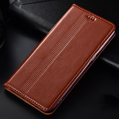 Samsung Galaxy Note 10 Lite用手帳型 レザーケース スタンド カバー L03 サムスン オレンジ