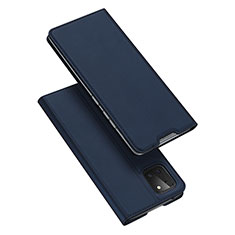 Samsung Galaxy Note 10 Lite用手帳型 レザーケース スタンド カバー L04 サムスン ネイビー
