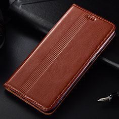 Samsung Galaxy Note 10 Plus 5G用手帳型 レザーケース スタンド カバー T03 サムスン オレンジ