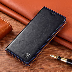 Samsung Galaxy Note 10 Plus 5G用手帳型 レザーケース スタンド カバー H04P サムスン ネイビー