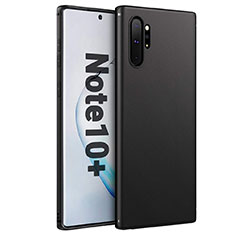 Samsung Galaxy Note 10 Plus 5G用極薄ソフトケース シリコンケース 耐衝撃 全面保護 サムスン ブラック