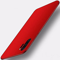 Samsung Galaxy Note 10 Plus用ハードケース プラスチック 質感もマット カバー M01 サムスン レッド