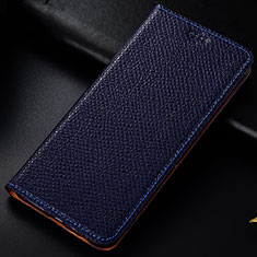 Samsung Galaxy Note 20 5G用手帳型 レザーケース スタンド カバー H15P サムスン ネイビー
