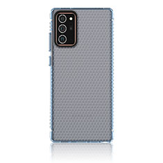 Samsung Galaxy Note 20 5G用極薄ソフトケース シリコンケース 耐衝撃 全面保護 クリア透明 YF1 サムスン ネイビー