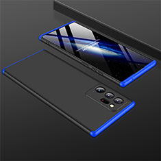 Samsung Galaxy Note 20 Ultra 5G用ハードケース プラスチック 質感もマット 前面と背面 360度 フルカバー M01 サムスン ネイビー・ブラック