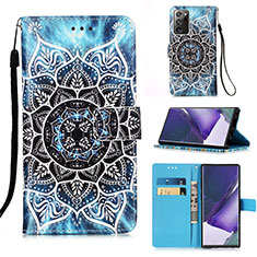 Samsung Galaxy Note 20 Ultra 5G用手帳型 レザーケース スタンド パターン カバー Y02B サムスン マルチカラー