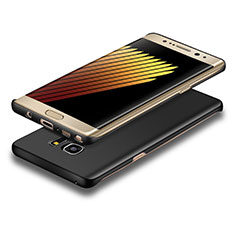 Samsung Galaxy Note 7用ハードケース プラスチック 質感もマット サムスン ブラック