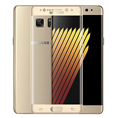 Samsung Galaxy Note 7用強化ガラス フル液晶保護フィルム サムスン ゴールド