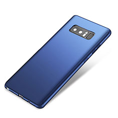 Samsung Galaxy Note 8 Duos N950F用ハードケース プラスチック 質感もマット 前面と背面 360度 フルカバー サムスン ネイビー
