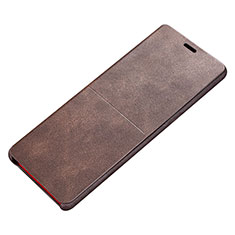 Samsung Galaxy Note 8 Duos N950F用手帳型 レザーケース スタンド カバー L02 サムスン ブラウン