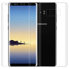 Samsung Galaxy Note 8 Duos N950F用高光沢 液晶保護フィルム 背面保護フィルム同梱 サムスン クリア