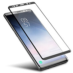Samsung Galaxy Note 8 Duos N950F用強化ガラス フル液晶保護フィルム F04 サムスン ブラック