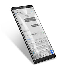 Samsung Galaxy Note 8 Duos N950F用強化ガラス フル液晶保護フィルム F08 サムスン ブラック