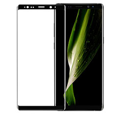 Samsung Galaxy Note 8用強化ガラス フル液晶保護フィルム F07 サムスン ブラック