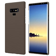 Samsung Galaxy Note 9用ハードケース プラスチック 質感もマット M04 サムスン ブラウン