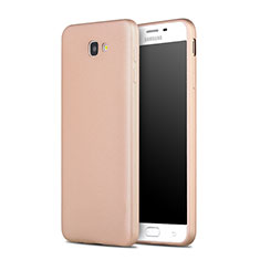 Samsung Galaxy On7 (2016) G6100用シリコンケース ソフトタッチラバー サムスン ゴールド