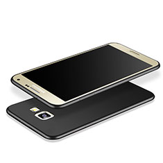 Samsung Galaxy On7 (2016) G6100用シリコンケース ソフトタッチラバー カバー サムスン ブラック