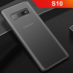 Samsung Galaxy S10 5G用ハイブリットバンパーケース クリア透明 プラスチック サムスン ブラック