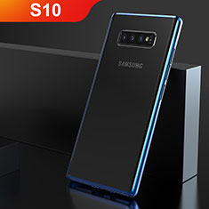 Samsung Galaxy S10 5G用極薄ソフトケース シリコンケース 耐衝撃 全面保護 クリア透明 H06 サムスン ネイビー