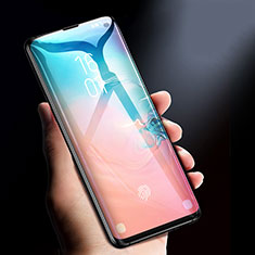 Samsung Galaxy S10 5G用強化ガラス フル液晶保護フィルム F02 サムスン ブラック