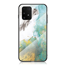 Samsung Galaxy S10 Lite用ハイブリットバンパーケース プラスチック パターン 鏡面 カバー サムスン グリーン