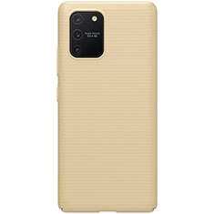 Samsung Galaxy S10 Lite用ハードケース プラスチック 質感もマット カバー M01 サムスン ゴールド