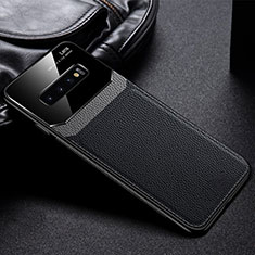 Samsung Galaxy S10 Plus用360度 フルカバー極薄ソフトケース シリコンケース 耐衝撃 全面保護 バンパー C01 サムスン ブラック