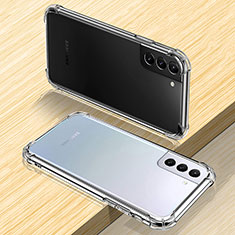 Samsung Galaxy S20 FE (2022) 5G用極薄ソフトケース シリコンケース 耐衝撃 全面保護 クリア透明 T02 サムスン クリア