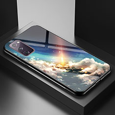 Samsung Galaxy S20 FE 4G用ハイブリットバンパーケース プラスチック パターン 鏡面 カバー LS1 サムスン マルチカラー