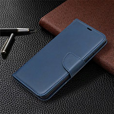 Samsung Galaxy S20 Lite 5G用手帳型 レザーケース スタンド カバー L02 サムスン ネイビー