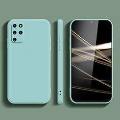 Samsung Galaxy S20 Plus 5G用360度 フルカバー極薄ソフトケース シリコンケース 耐衝撃 全面保護 バンパー S05 サムスン シアン