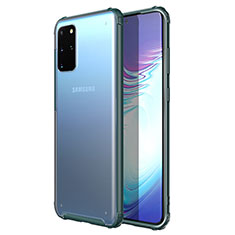 Samsung Galaxy S20 Plus 5G用極薄ソフトケース シリコンケース 耐衝撃 全面保護 クリア透明 H02 サムスン グリーン