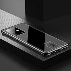 Samsung Galaxy S20 Plus用ケース 高級感 手触り良い アルミメタル 製の金属製 カバー サムスン ブラック