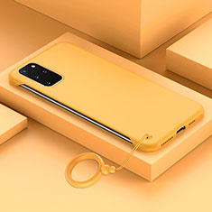 Samsung Galaxy S20 Plus用ハードケース プラスチック 質感もマット カバー JS1 サムスン イエロー