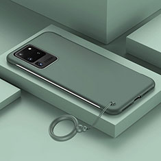 Samsung Galaxy S20 Ultra 5G用ハードケース プラスチック 質感もマット カバー JS1 サムスン モスグリー