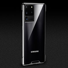 Samsung Galaxy S20 Ultra 5G用ハードカバー クリスタル クリア透明 S01 サムスン ブラック