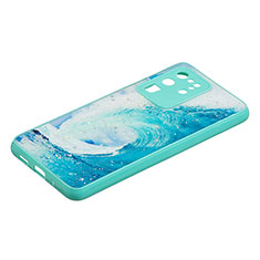 Samsung Galaxy S20 Ultra用シリコンケース ソフトタッチラバー バタフライ パターン カバー Y01X サムスン グリーン